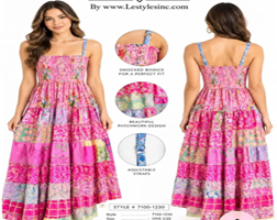 Patch Silk Dress - Elegant, Artistic & Stylish Statement Wear